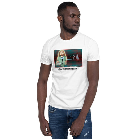 Men's short sleeve t-shirt healthcare white