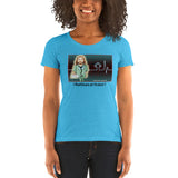 Women's short sleeve t-shirt - healthcare acqua triblend